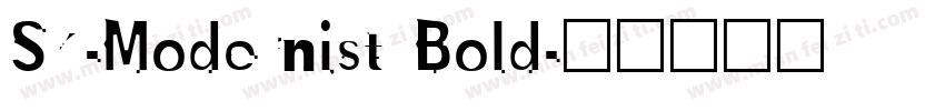 Sk-Modernist Bold字体转换